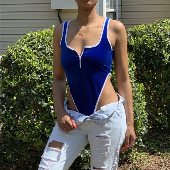 True Blue Bodysuit 

*BODYSUIT ONLY* - Picture 1 of 1